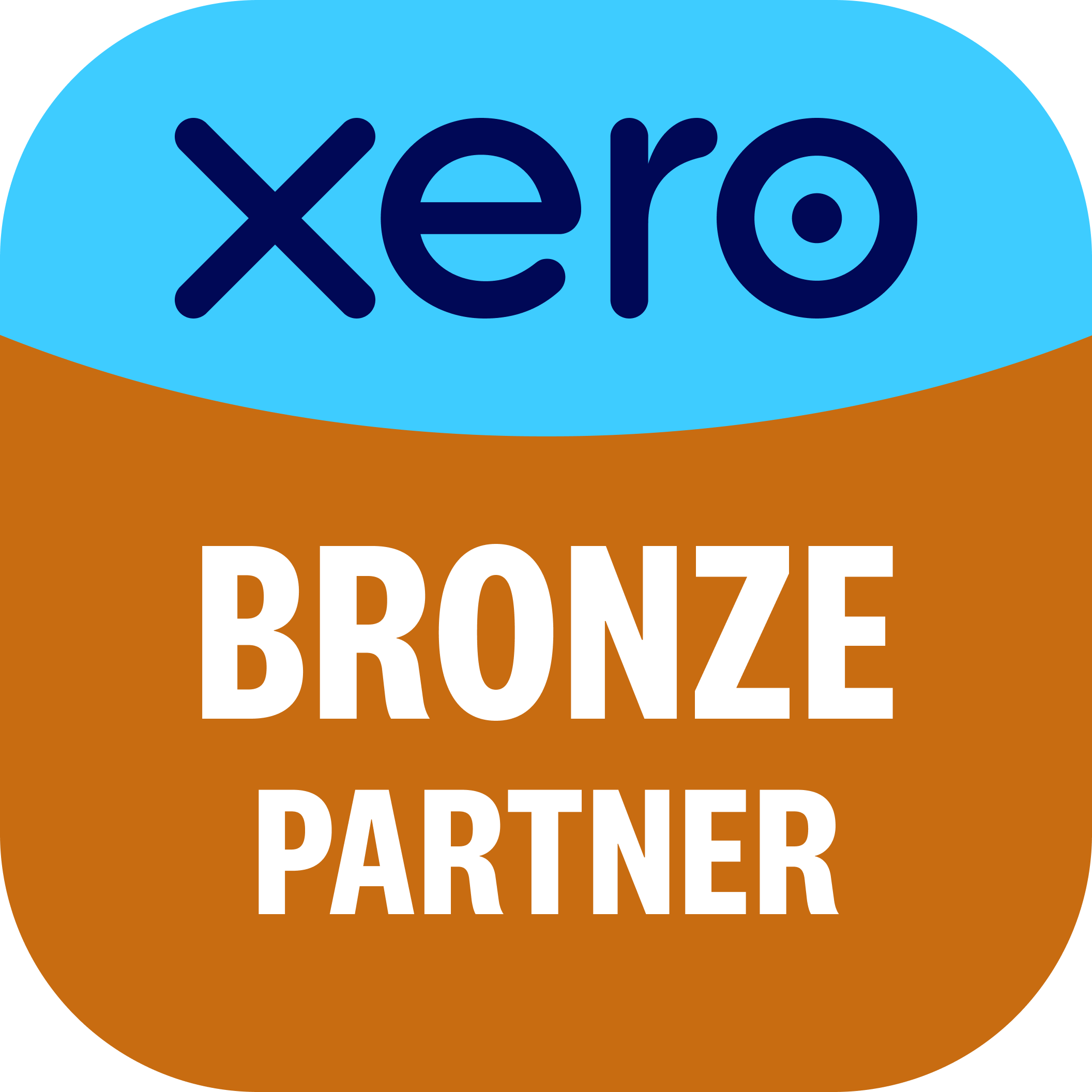 Xero Bronze Partner Badge Xero Bronze Partner badge.