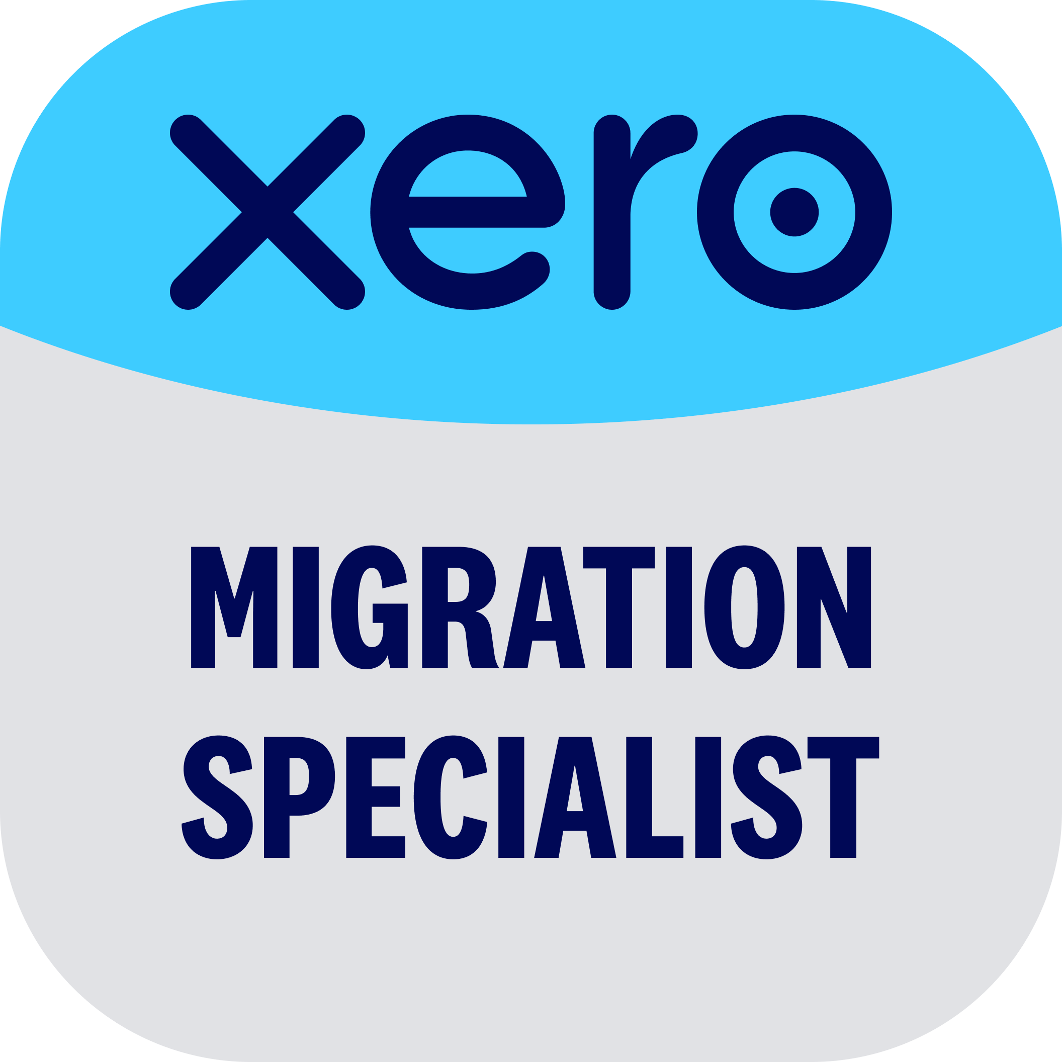 Xero Migration Specialist Badge Xero Migration Specialist badge.